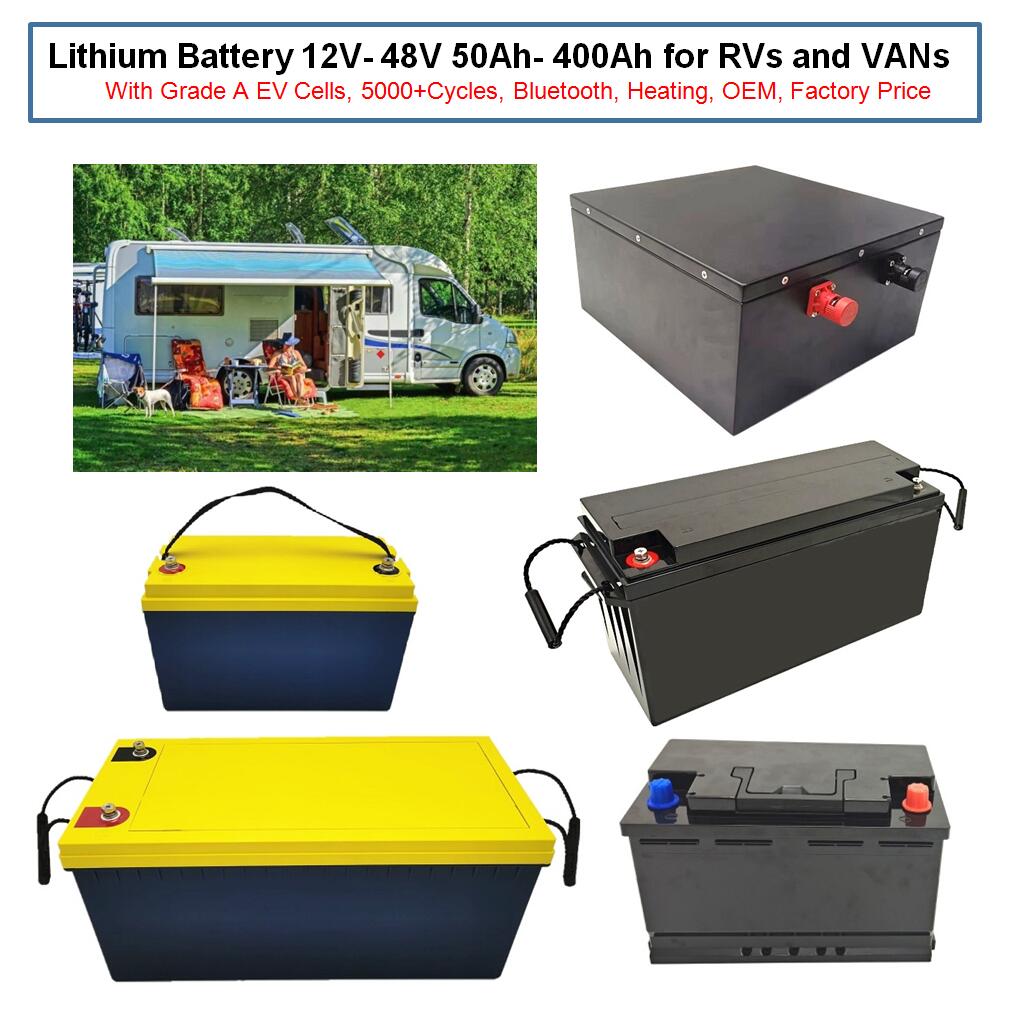 Lithium Batteries for RVs and VANs