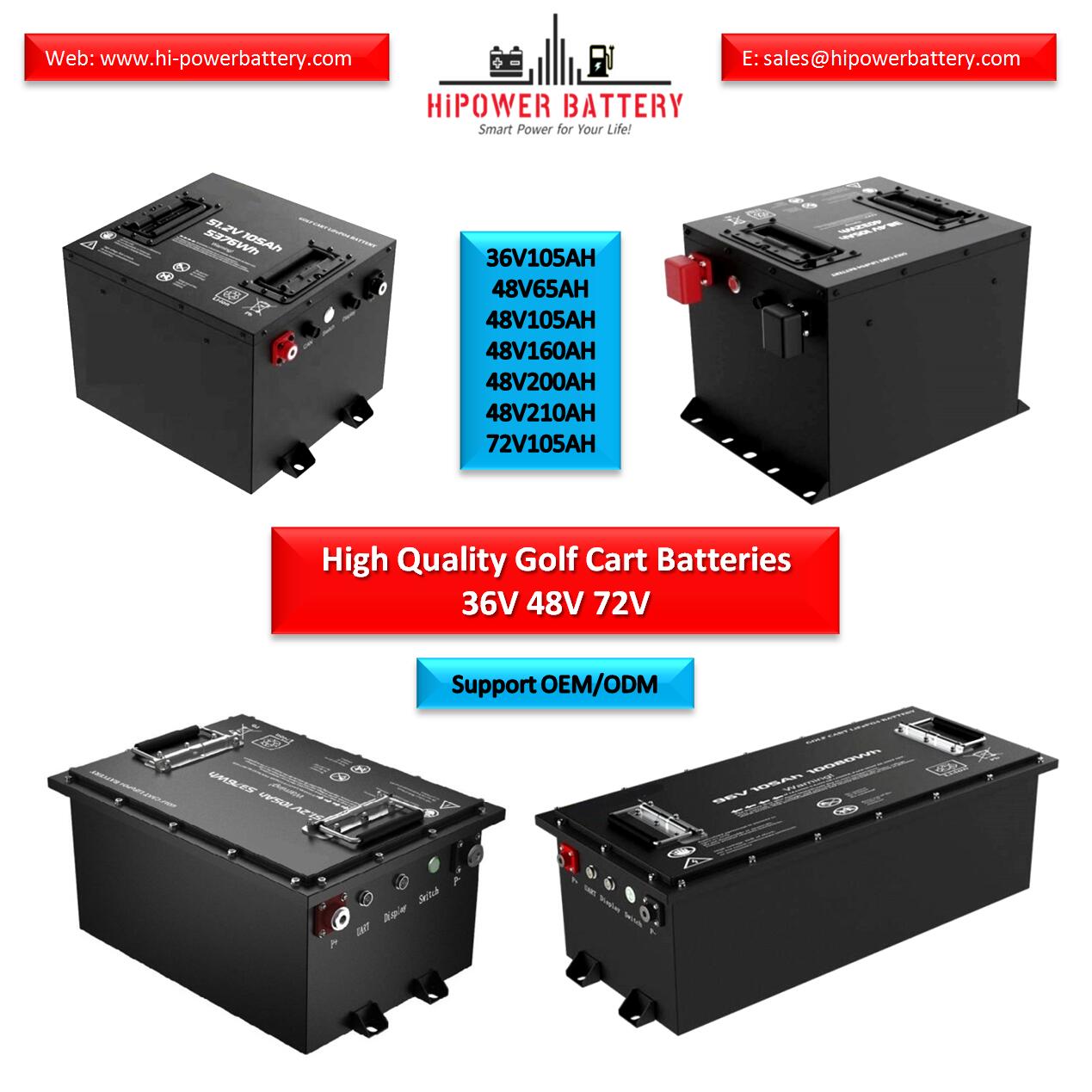 LiFePO4 Battery for Golf Cart and EV