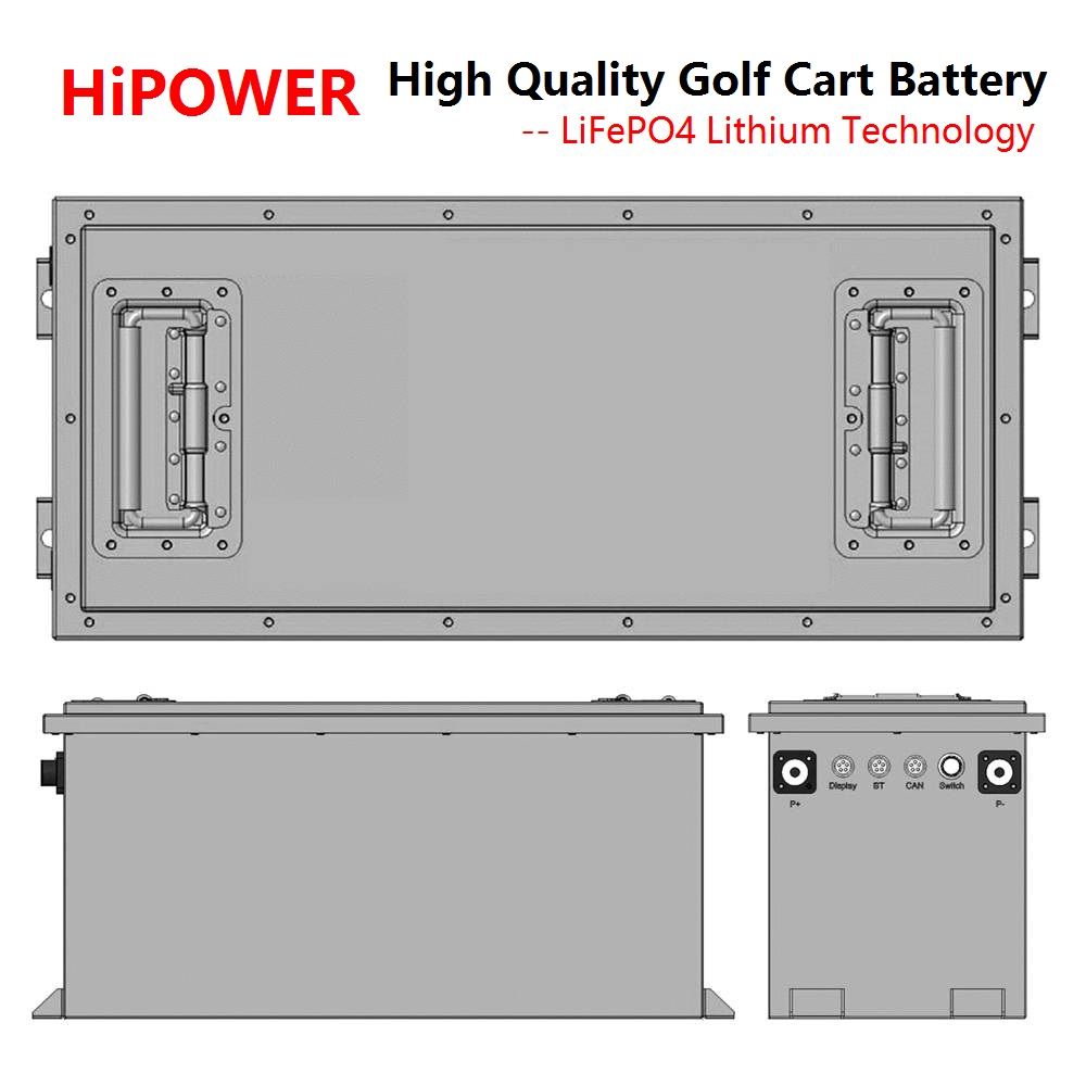 NEW LiFePO4 76.8V 160Ah Lithium Golf Cart Battery