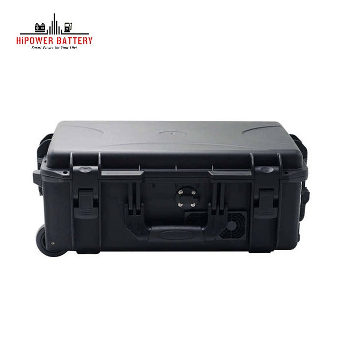 HiPOWER Suitcase Type All-In-One Power Station LiFePO4 12V 24V 48V 100Ah 150Ah 200Ah 300Ah 400Ah with Inverter and MPPT Controller Built-in