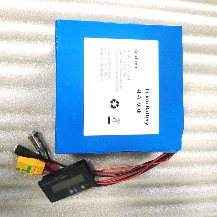 Lithium ion battery 44V 9Ah for electric skateboard