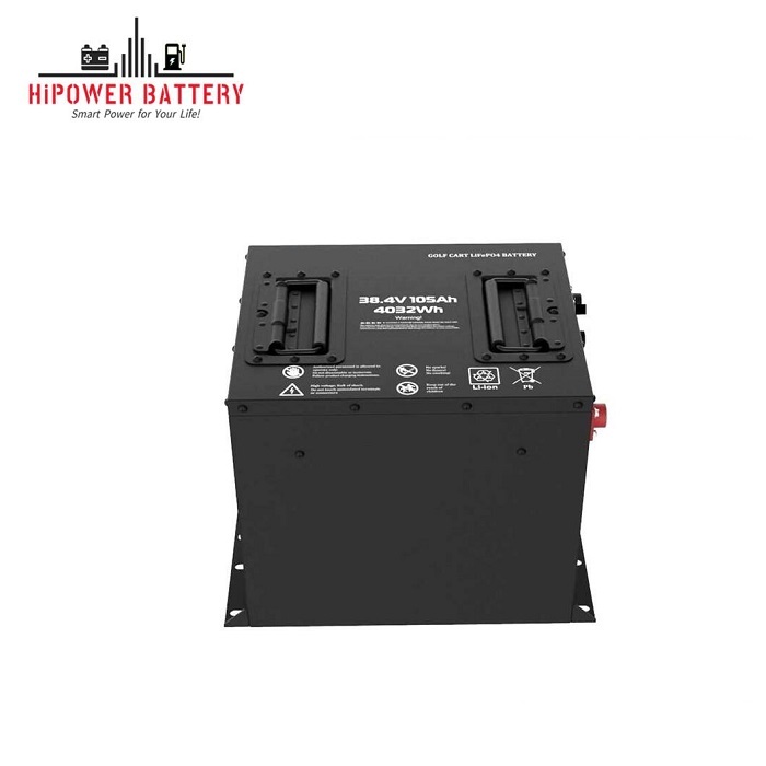 HiPOWER Golf Cart Battery 48V 60AH 3072WH with Smart BSM and Bluetooth 5000 Cylces Factory Price 