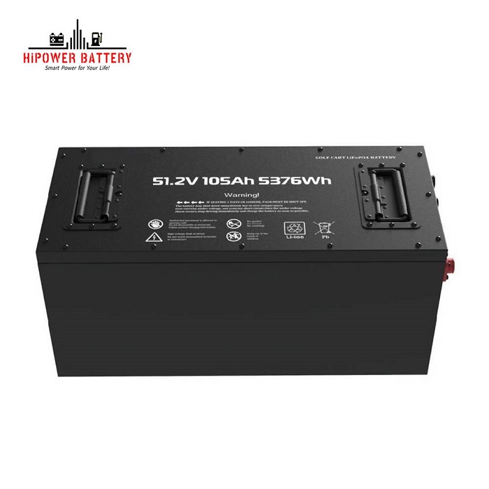 2024 NEW Golf Cart Battery LiFePO4 48V 105Ah with Bluetooth and Charger
