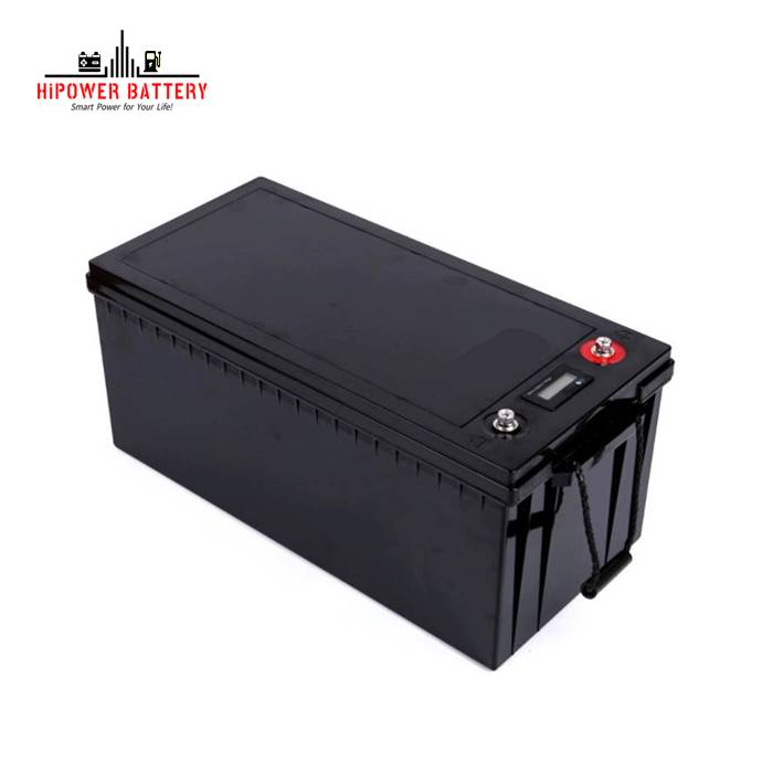 Lithium battery Lifepo4 12V 200Ah with Indicator for solar energy street light RV Marine
