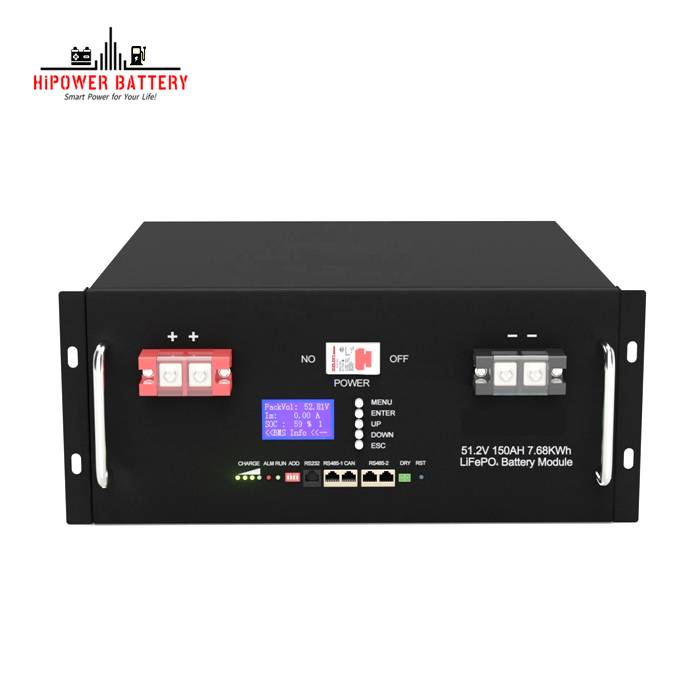 Rack mounted battery 48V 150Ah